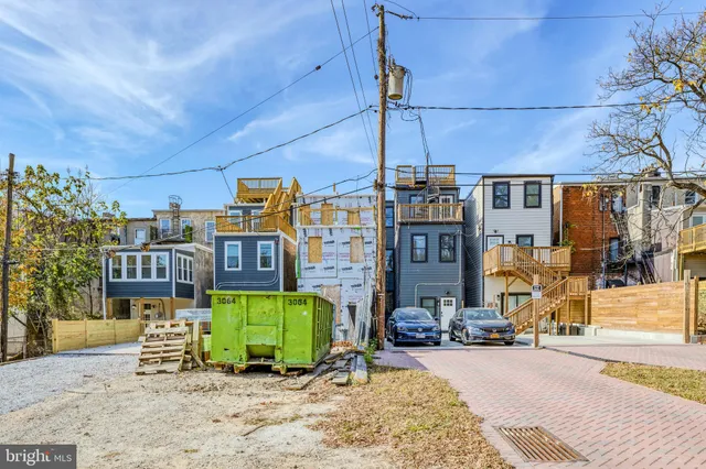 a view of a chairs in front of a building