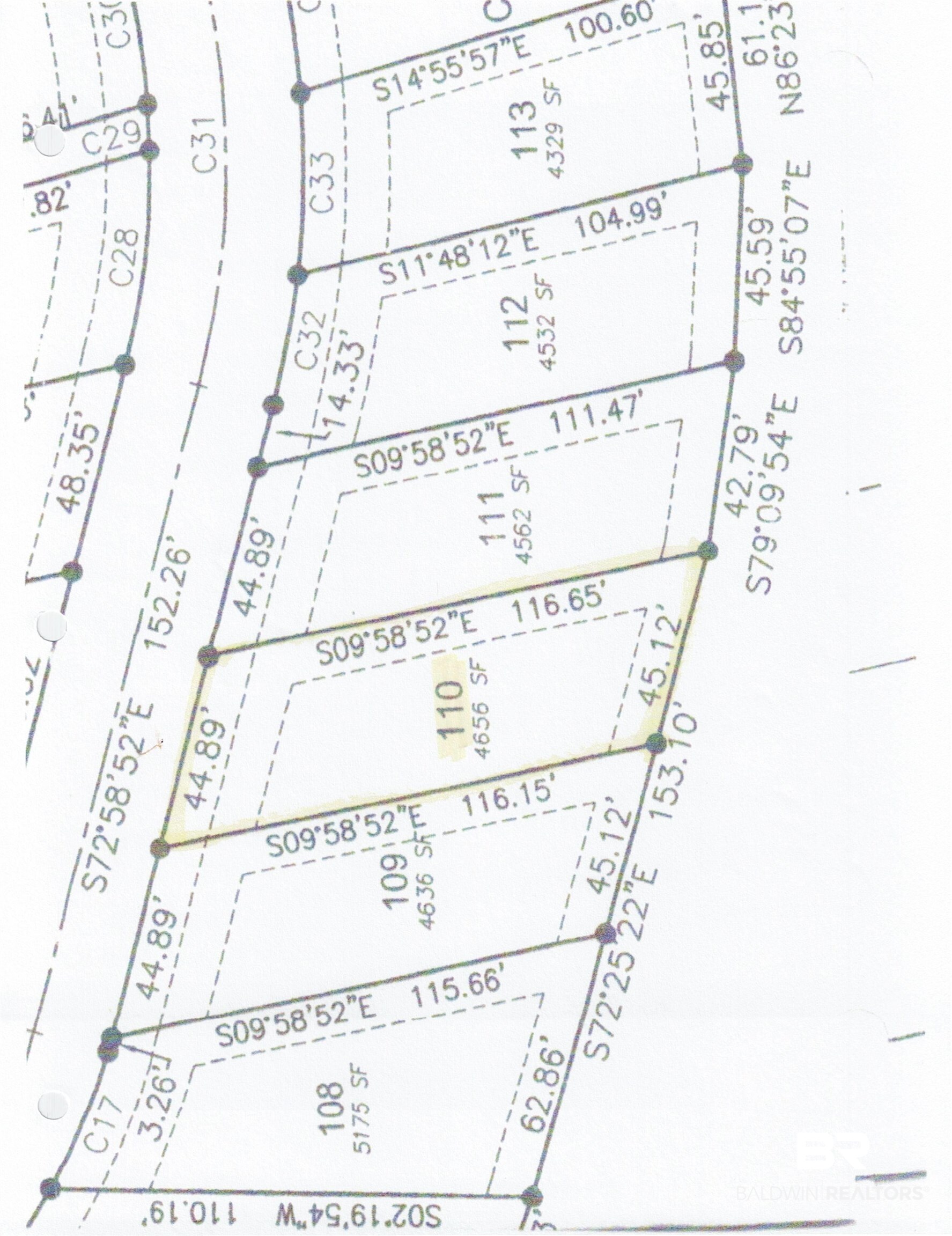 28152 Migratory Way Elberta, AL 36530 - Photo 53 of 54 Parcel map