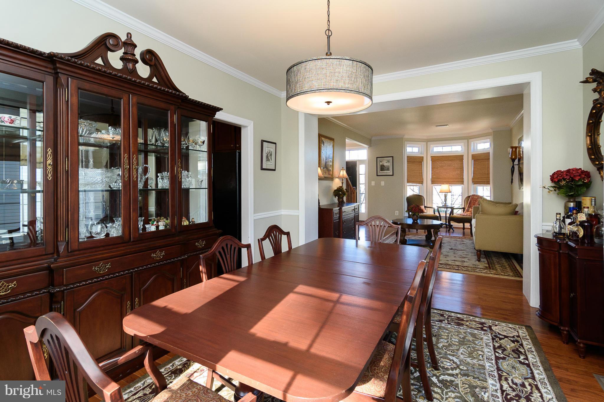 8035 High Castle Road Ellicott City, MD 21043 - Photo 14 of 30 Upgraded moldings and custom chandelier