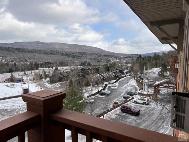 a view of a terrace with skyline