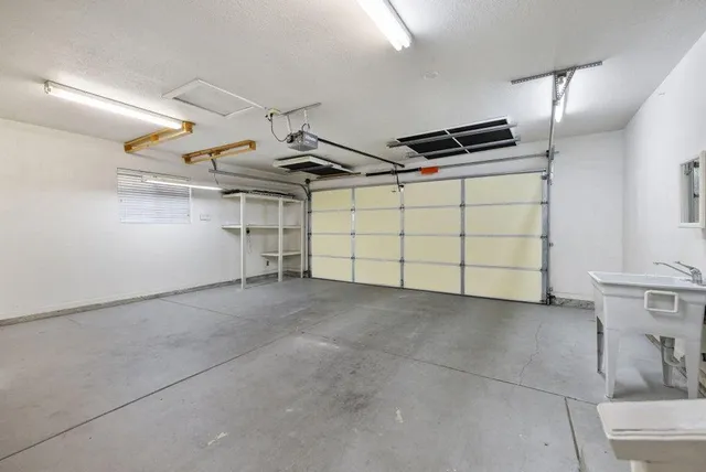 a view of a room with an empty space