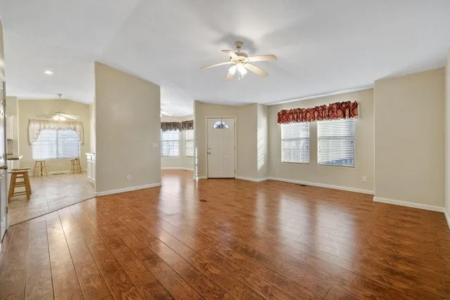 a view of an empty room with window