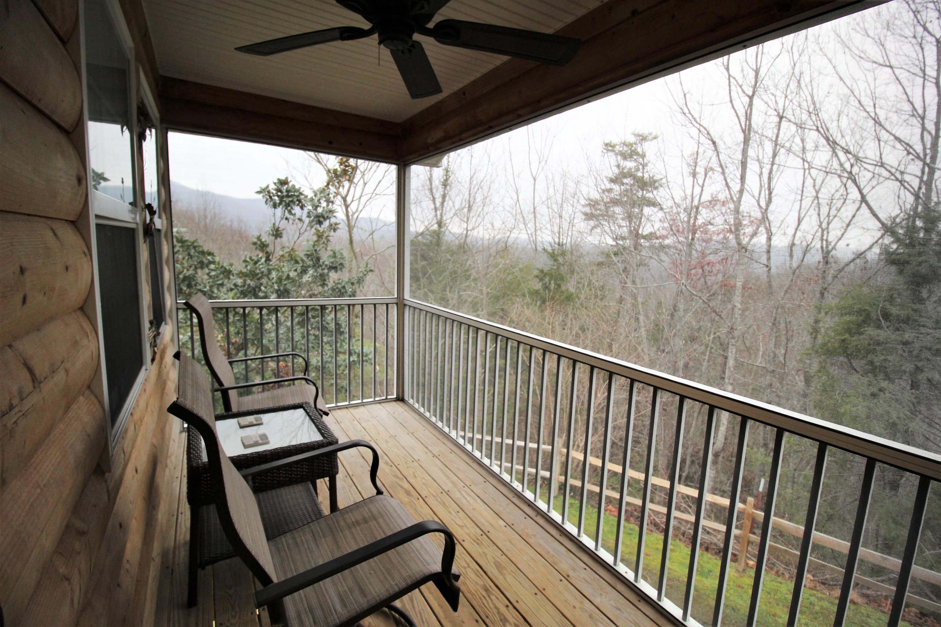 4420 Grindstone Ridge Road Pigeon Forge, TN 37863 - Photo 9 of 40 Screened porch