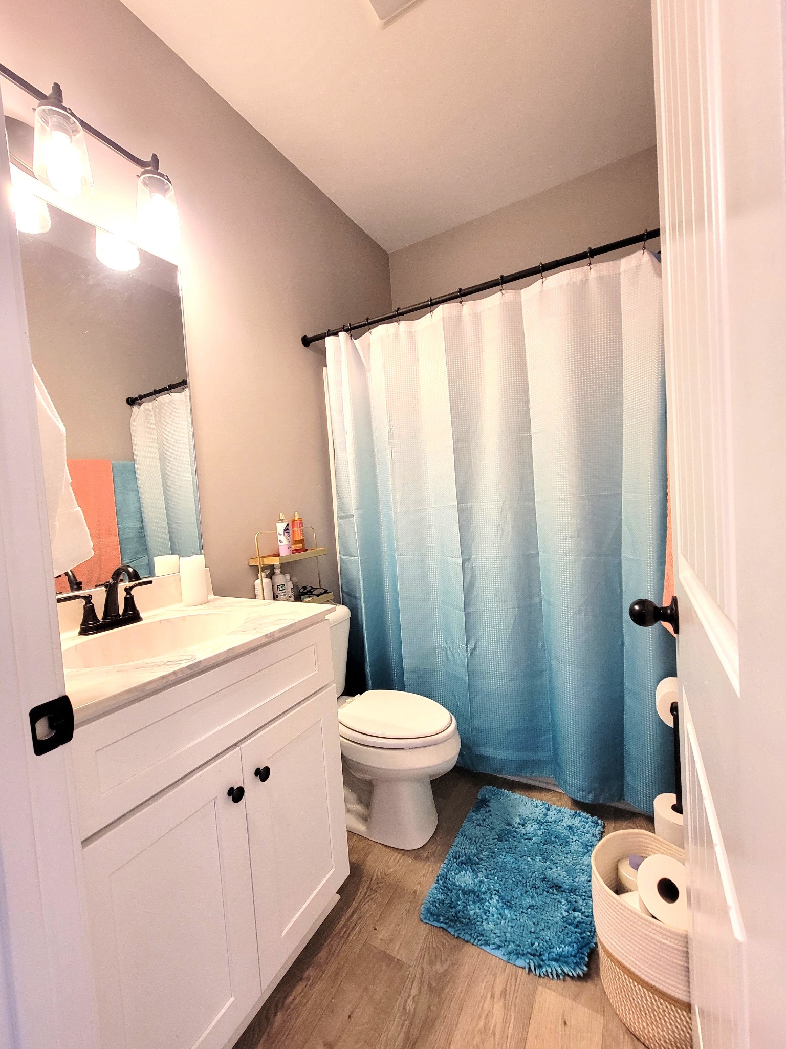1152 Oak Grove Road Dickson, TN 37055 - Photo 30 of 53 a bathroom with a sink toilet and shower
