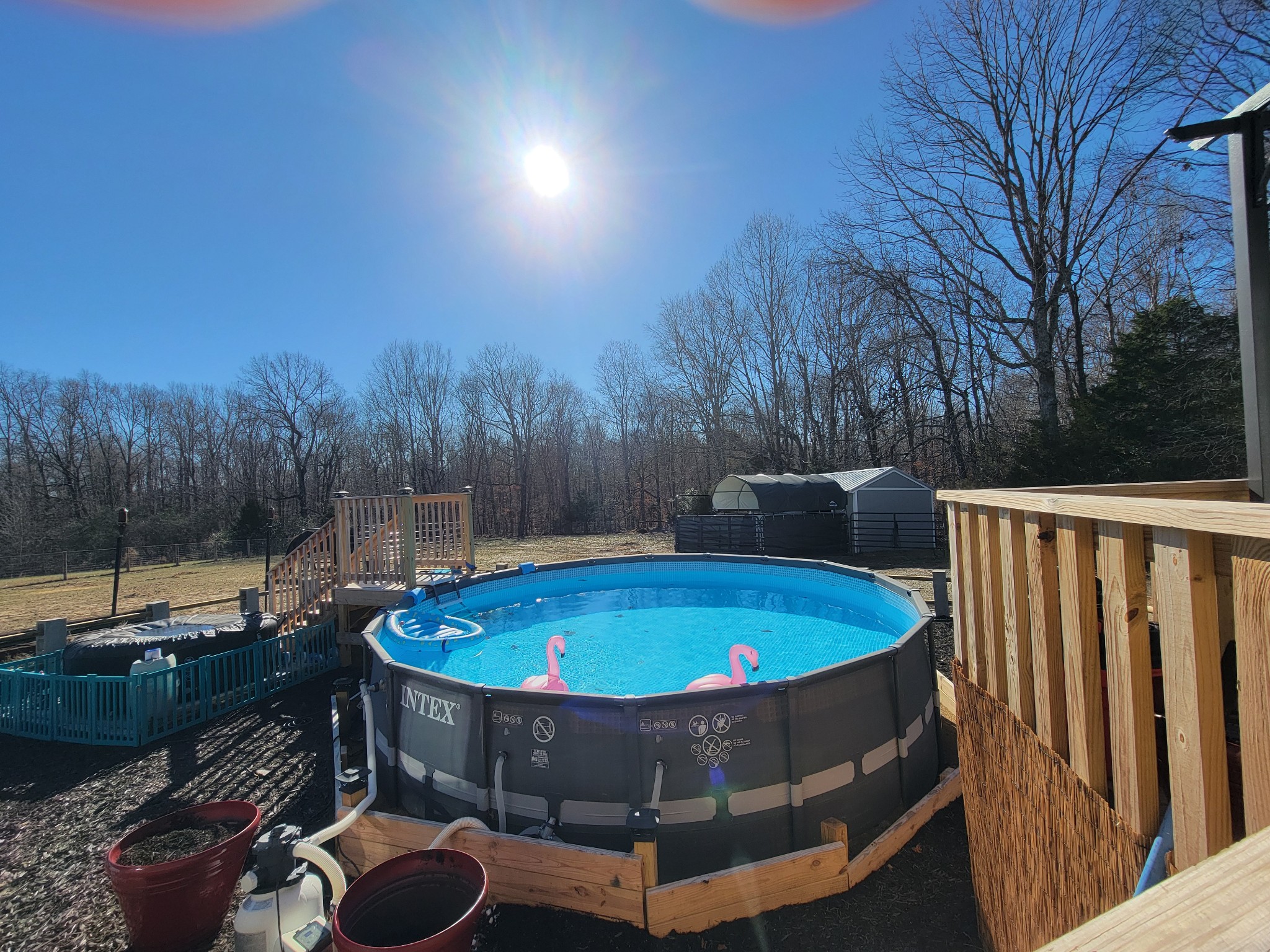 1152 Oak Grove Road Dickson, TN 37055 - Photo 38 of 53 a view of a swimming pool with a yard and seating area