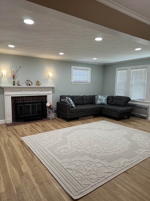 369 Union Street Ashland, MA 01721 - Photo 4 of 22 a living room with furniture a fireplace and a large window