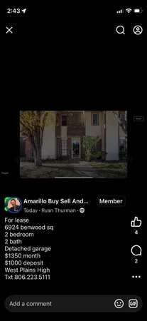 $1,395 | 6924 Benwood Square, Amarillo, TX 79109