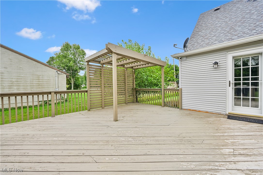 6379 Avon Belden Road North Ridgeville, OH 44039 - Photo 18 of 26 The deck is just off the laundry room/mud room area.... so much space to create seating areas, outdoor dining area and the grill