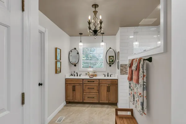 a view of kitchen and front door