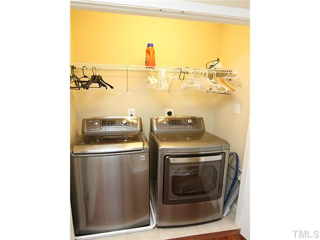 1127 Lake Moraine Place Raleigh, NC 27607 - Photo 20 of 23 a utility room with dryer and washer