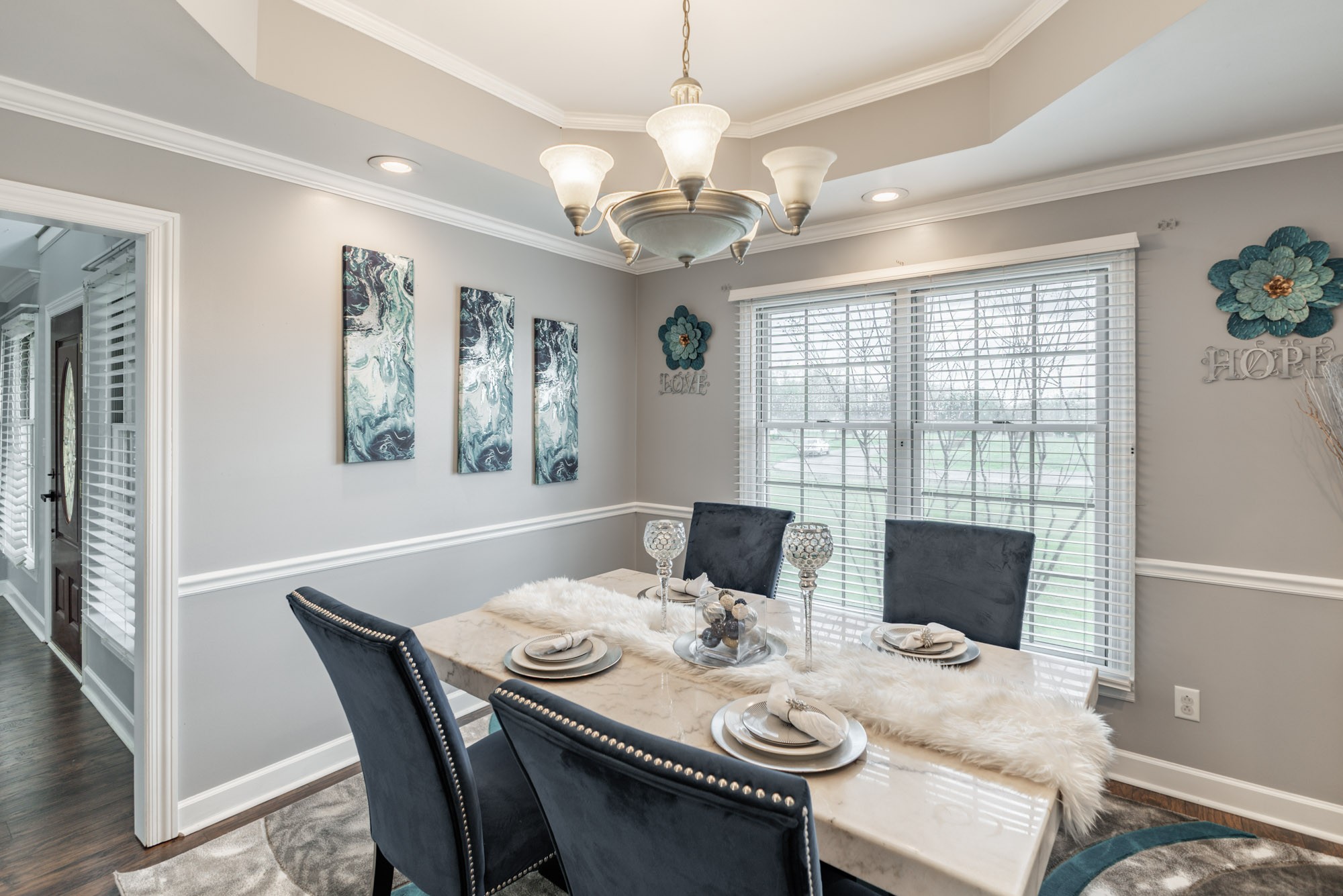 61 Eastridge Road Fayetteville, TN 37334 - Photo 15 of 42 a view of a dining room with furniture window and wooden floor