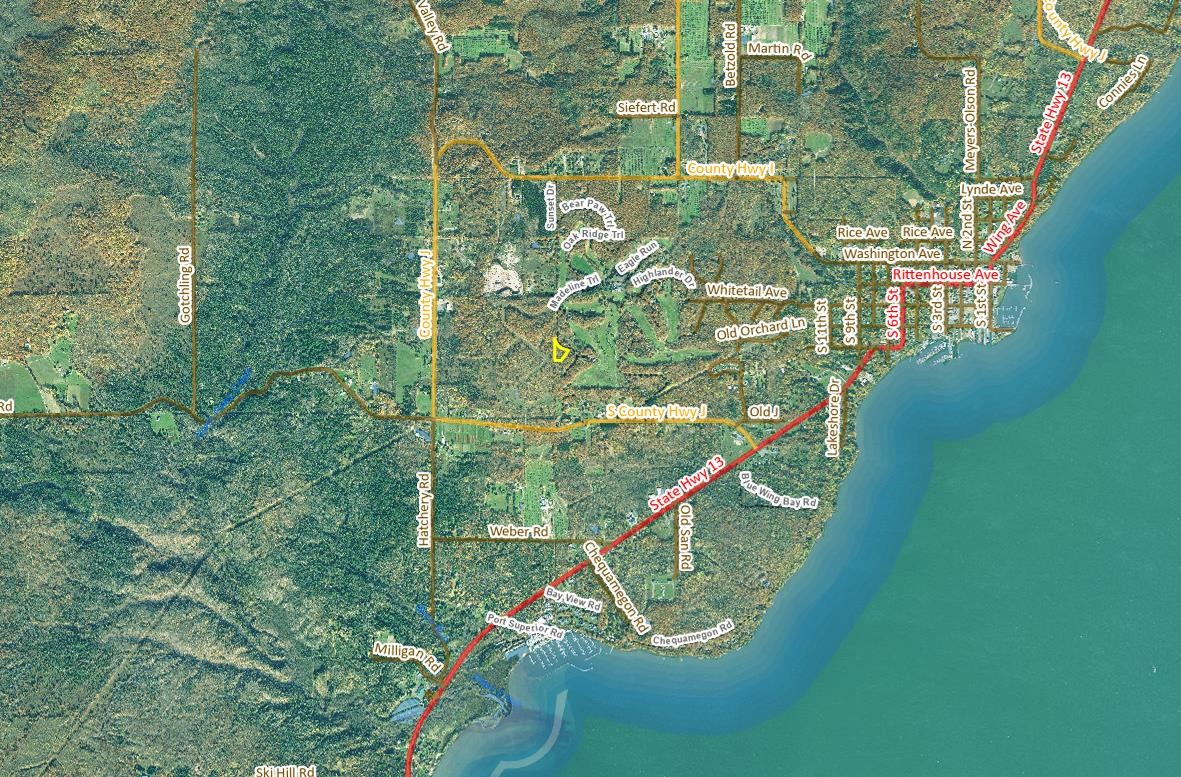 Lot 29 Madeline Trail Bayfield, WI 54814 - Photo 3 of 15 Aerial View Lake Superior