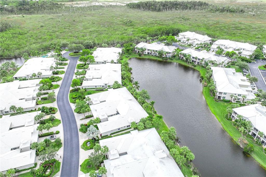 4541 Cardinal Cove Lane Naples, FL 34114 - Photo 24 of 42 a view of a lake with lawn chairs and large trees