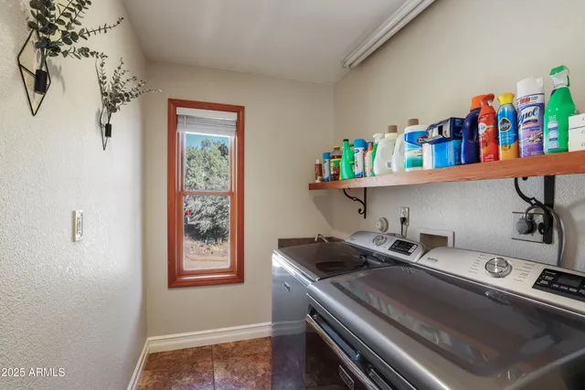 a room with storage and utility