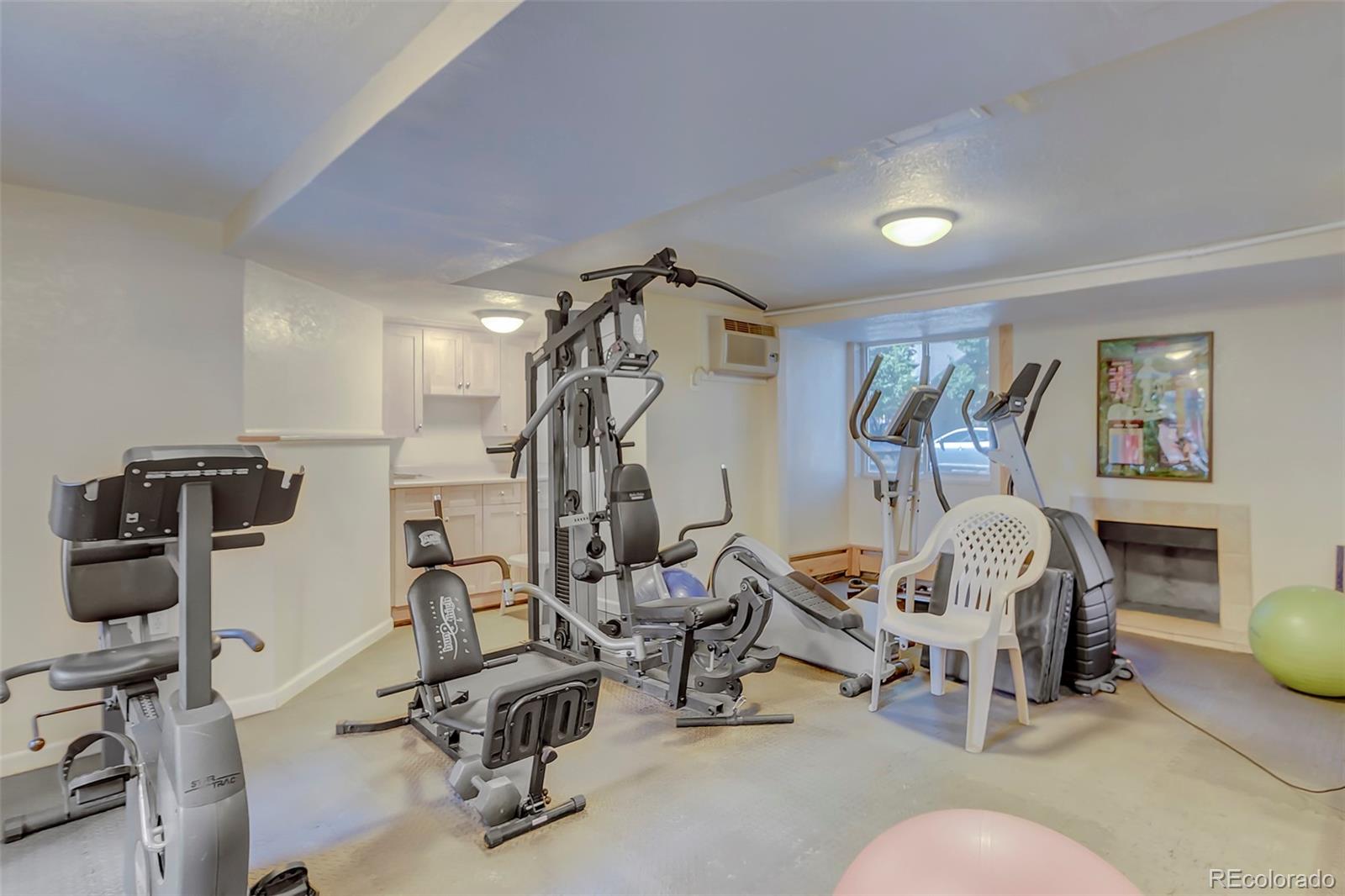 336 Grant Street, Unit 102 Denver, CO 80203 - Photo 17 of 22 a view of a room with gym equipment