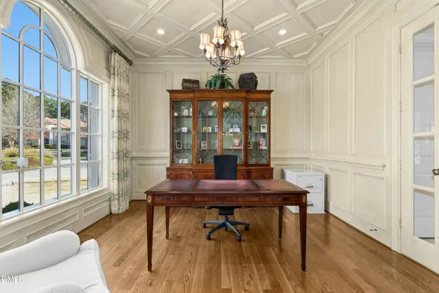 a bathroom with a shower curtain and a sink