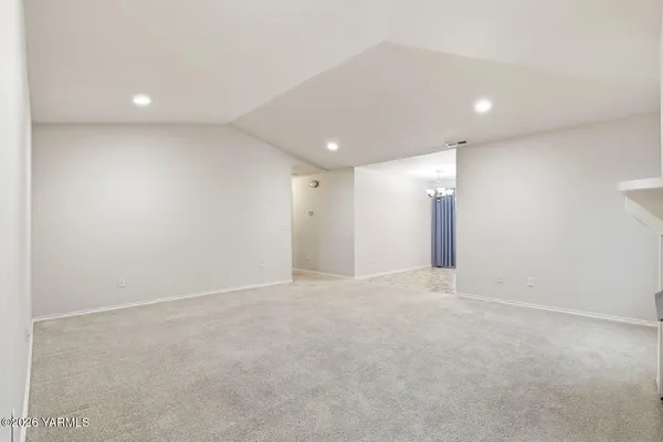 a view of an empty room