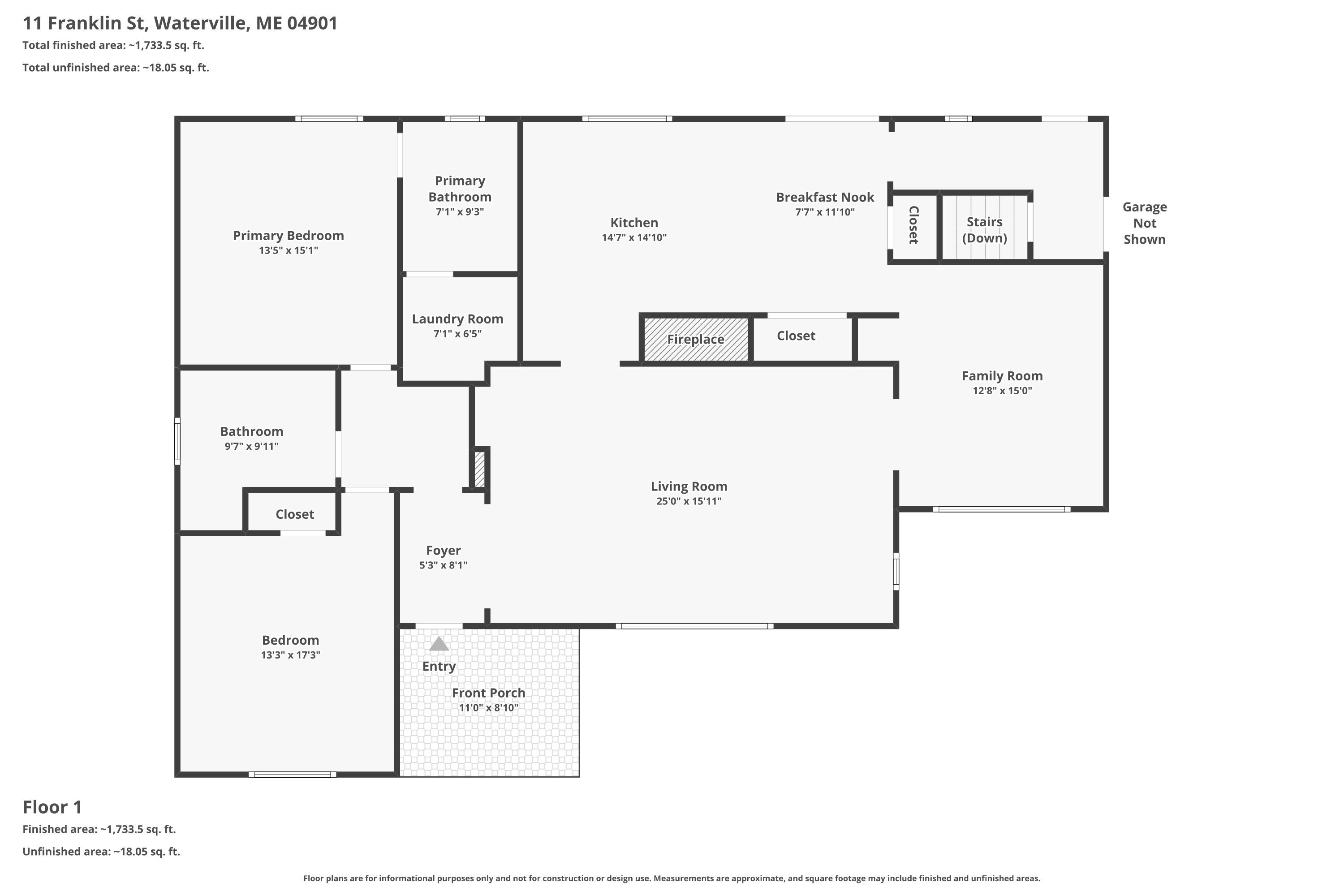 11 Franklin Street Waterville, ME 04901 - Photo 44 of 44