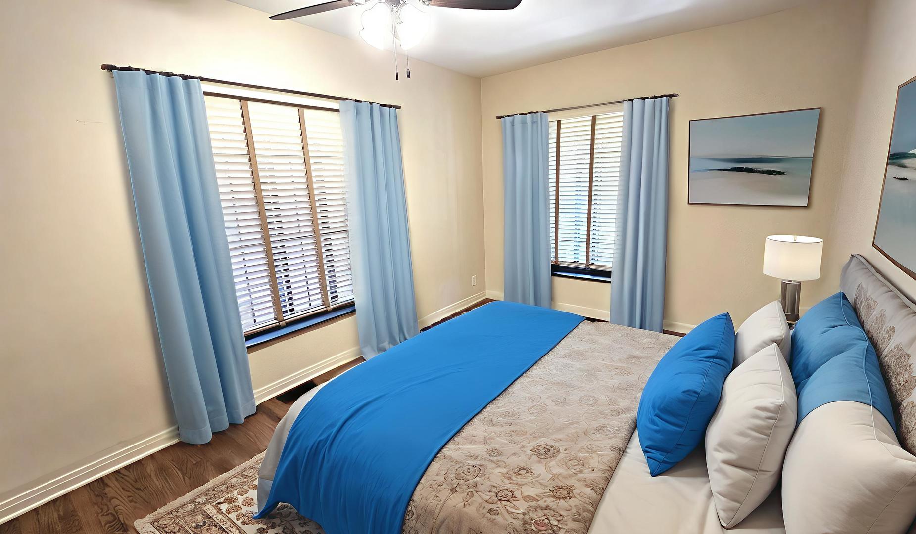 410 North Raynor Avenue, Unit 1W Joliet, IL 60435 - Photo 17 of 64 a bedroom with a bed and a window