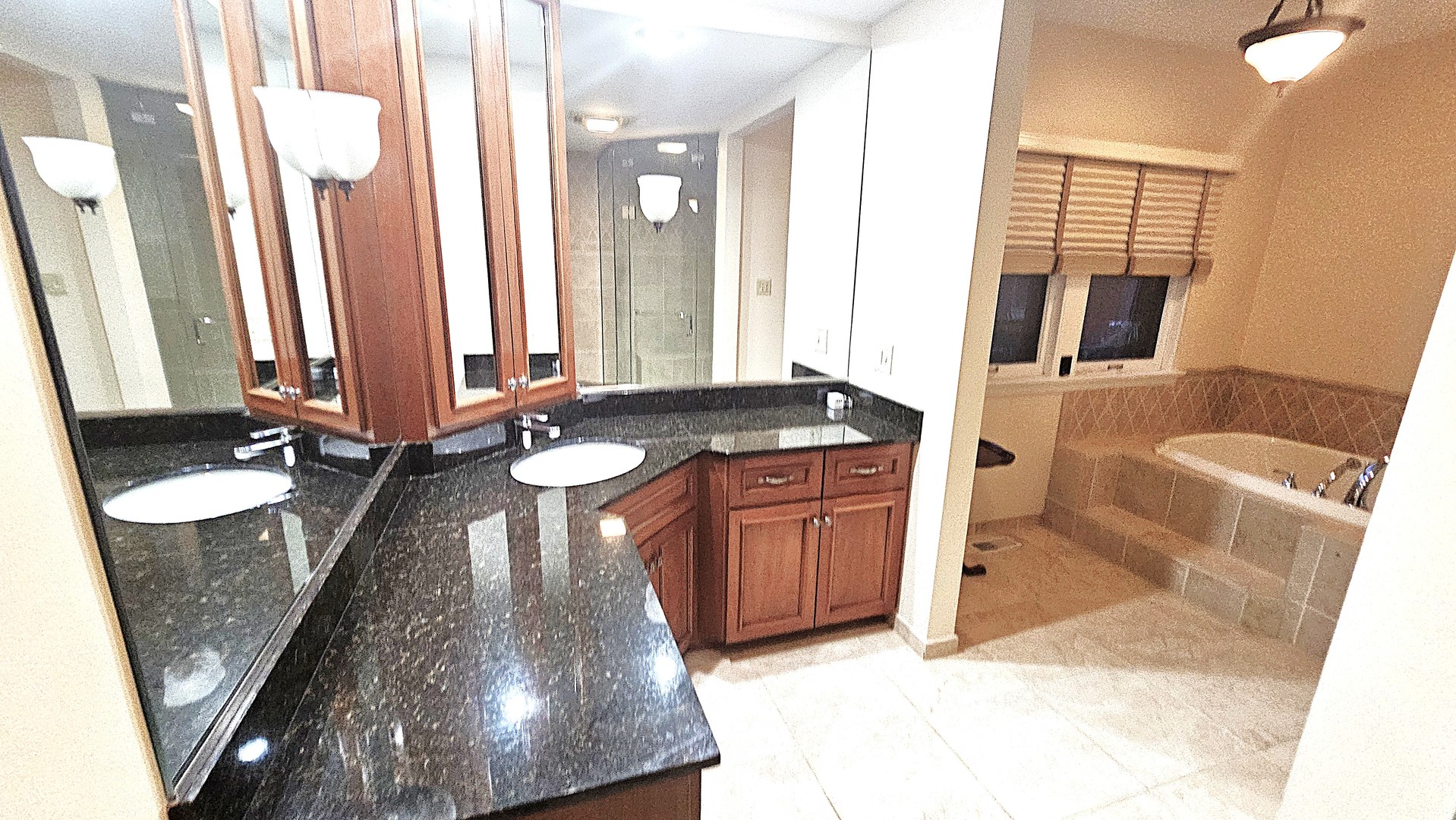 410 North Raynor Avenue, Unit 1W Joliet, IL 60435 - Photo 41 of 64 a bathroom with a tub sink and mirror