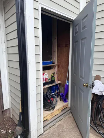 a backyard of a house