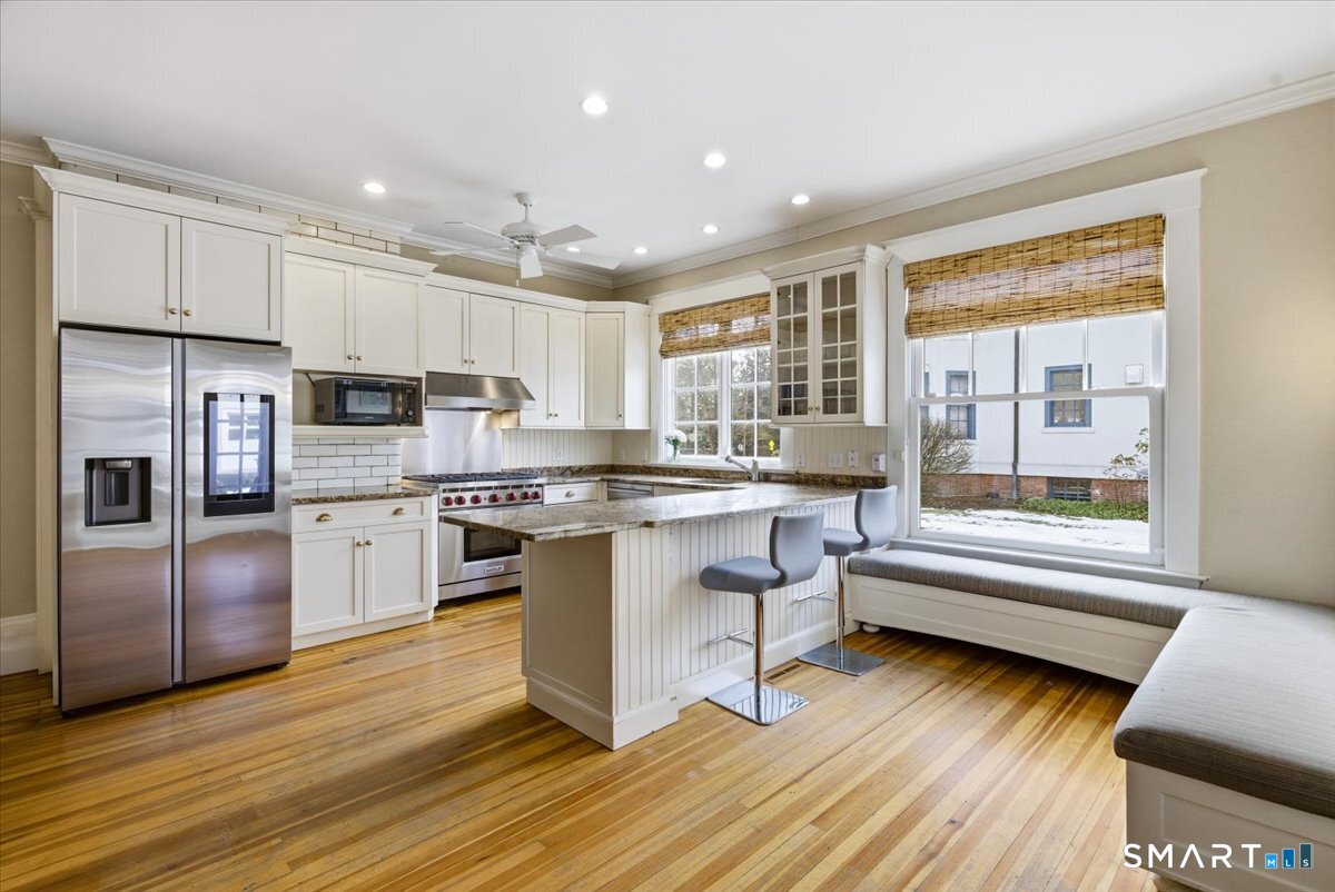 144 Edgehill Road Hamden, CT 06517 - Photo 14 of 39 Updated south facing eat in kitchen with new appliances