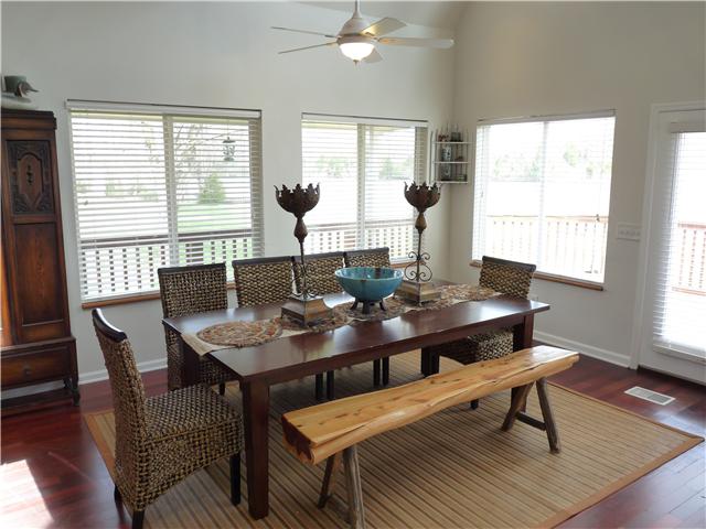 4311 Cairo Bend Road Lebanon, TN 37087 - Photo 7 of 20 Dinning area open and airy, surrounded by picture windows with lake views. Lots of natural light to enjoy. Back of home faces North so you do not get hit with direct afternoon sun!