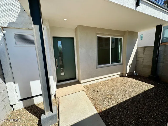 a view of an entryway of a house