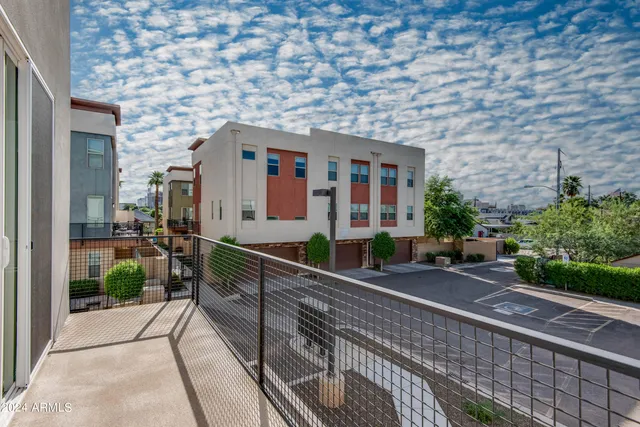 a house with trees in front of it