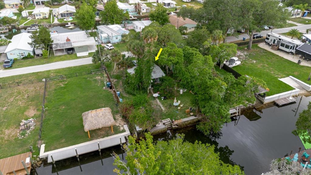 5323 Circle Drive Weeki Wachee, FL 34607 - Photo 5 of 77 an aerial view of a house with a yard basket ball court and outdoor seating