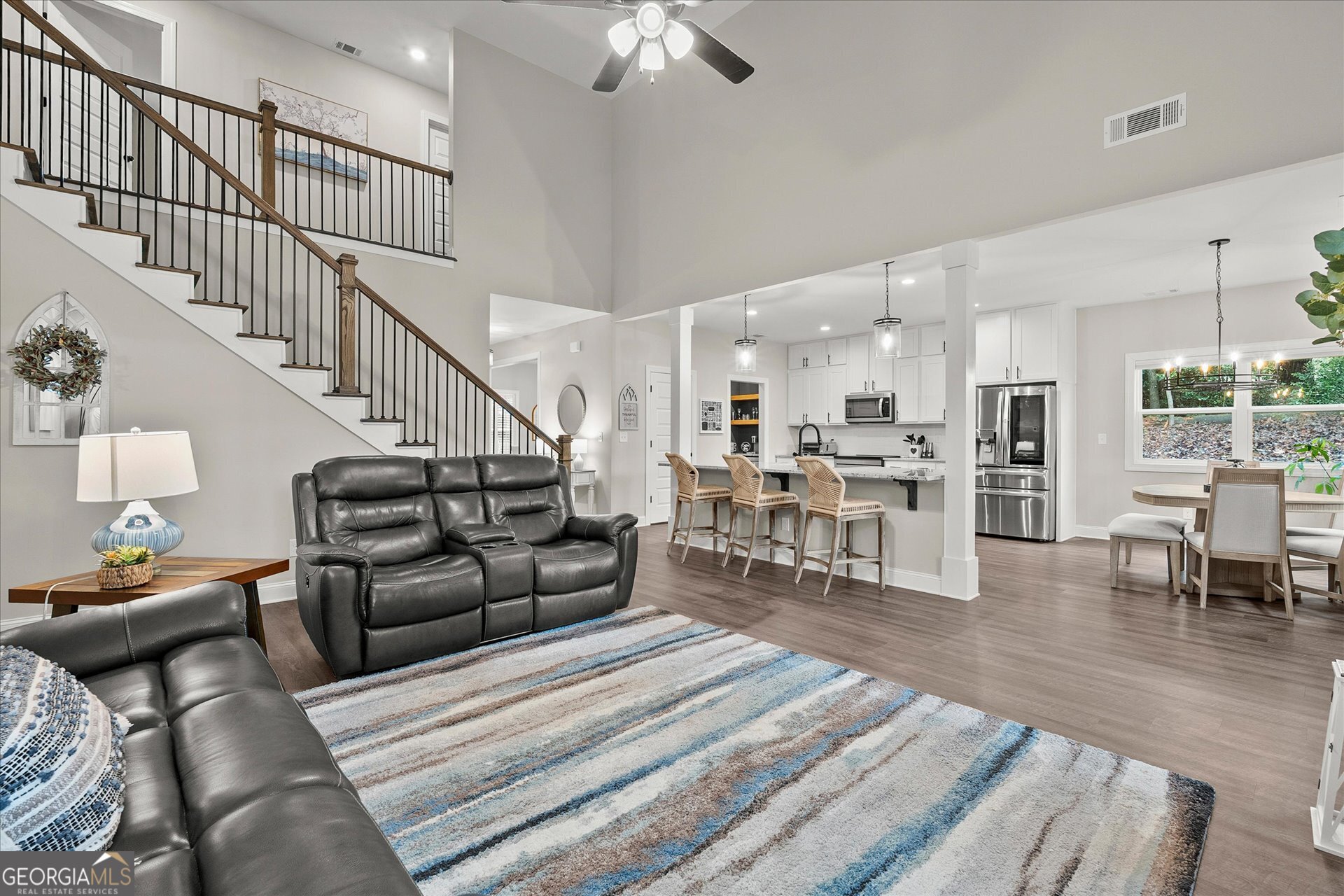 3260 Greenhill Court Villa Rica, GA 30180 - Photo 14 of 80 a living room with furniture and wooden floor