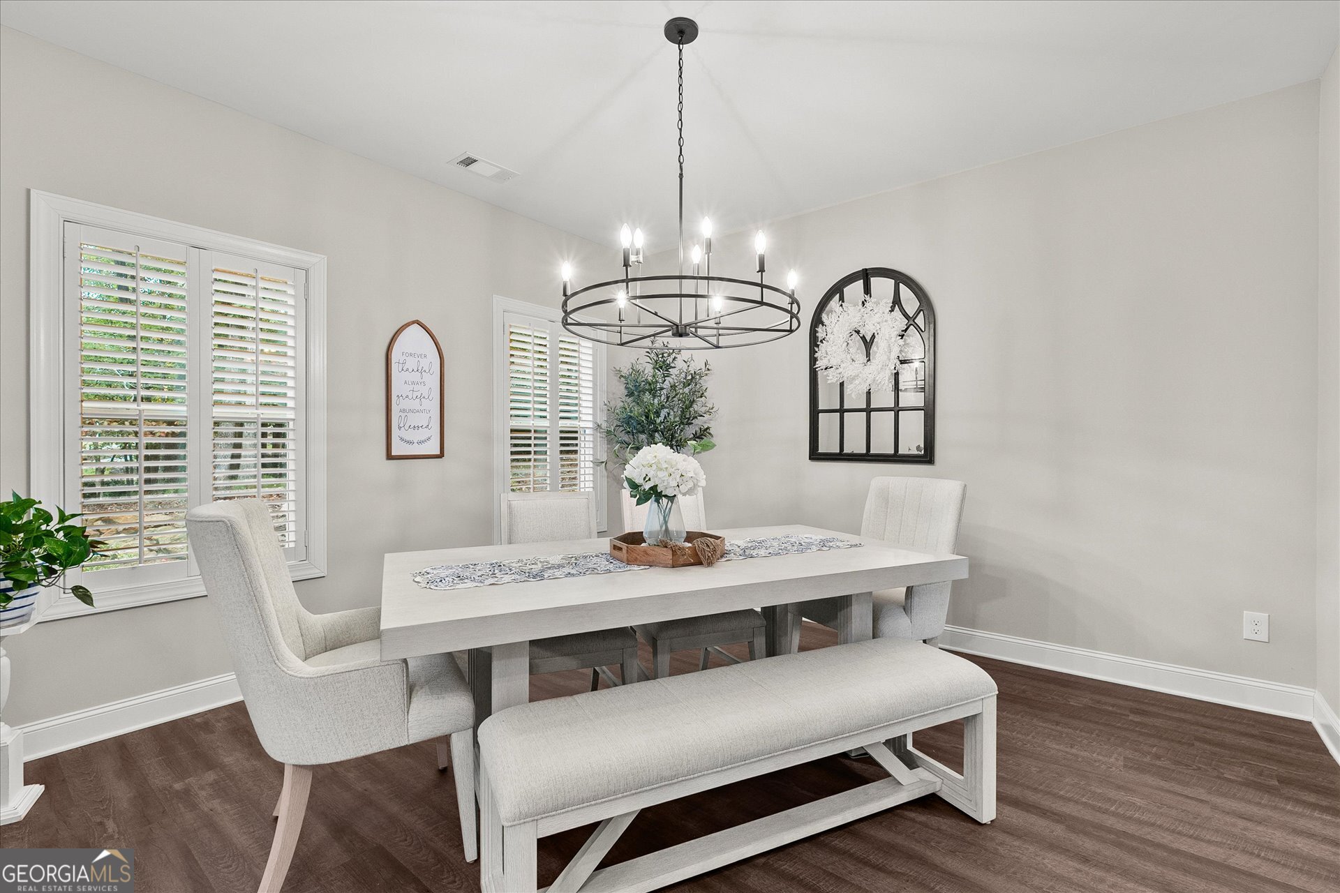 3260 Greenhill Court Villa Rica, GA 30180 - Photo 26 of 80 a view of a dining room with furniture window and wooden floor