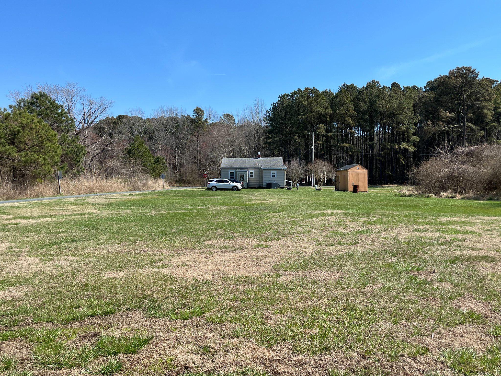 10762 Toddville Road Chance, MD 21821 - Photo 14 of 15 Spacious 1-acre corner lot, view to rear of home