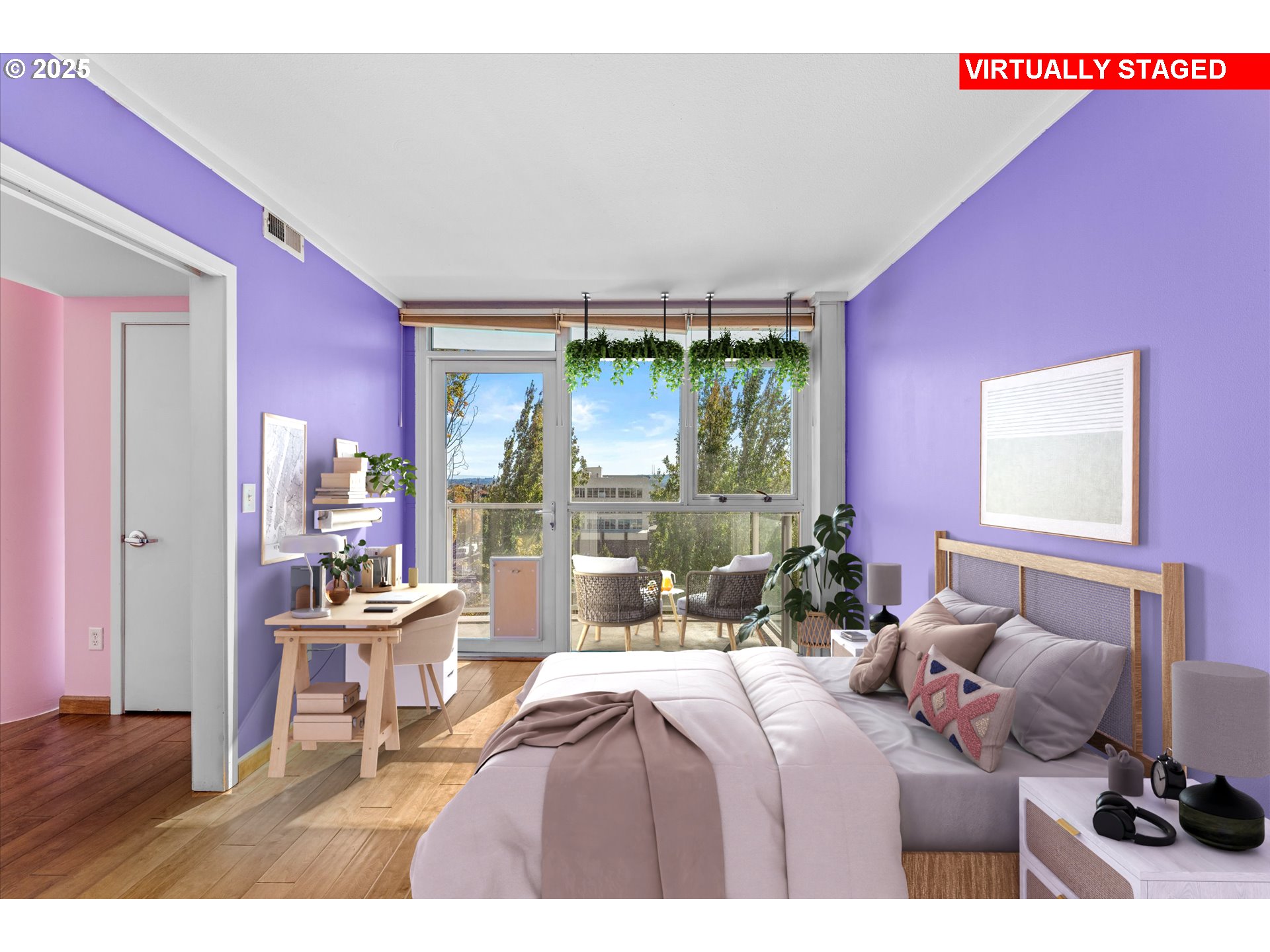 533 Northeast Holladay Street, Unit 605 Portland, OR 97232 - Photo 6 of 42 a living room with furniture and a large window