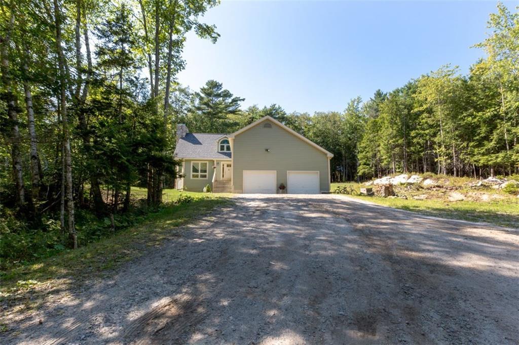 Big driveway for guests with...