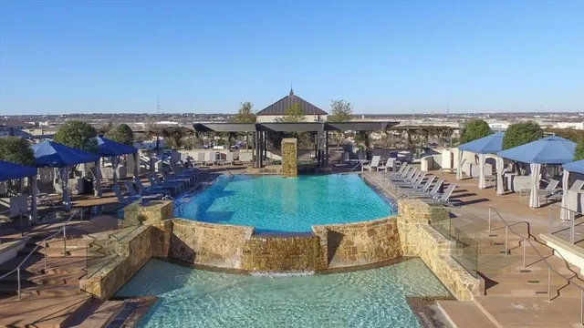 an aerial view of multiple houses