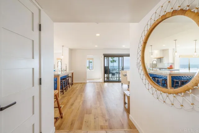 a view of a living room