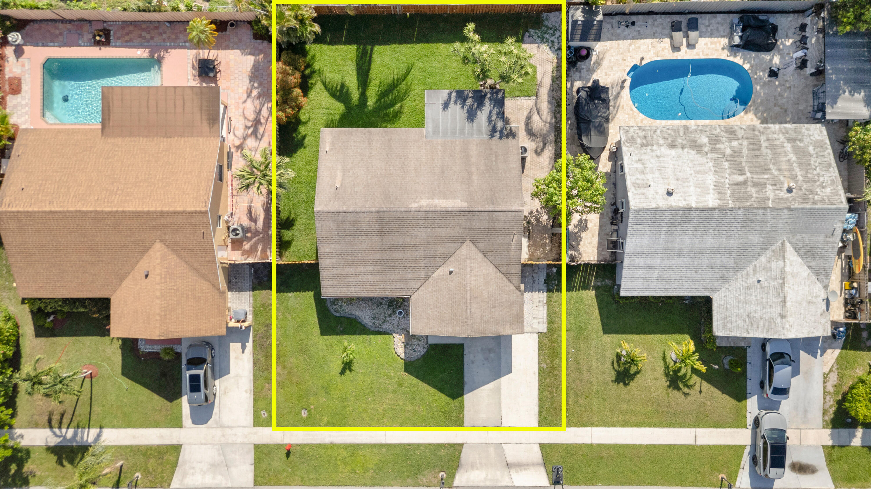 23089 Southwest 55th Avenue Boca Raton, FL 33433 - Photo 25 of 29 an aerial view of a house with a swimming pool