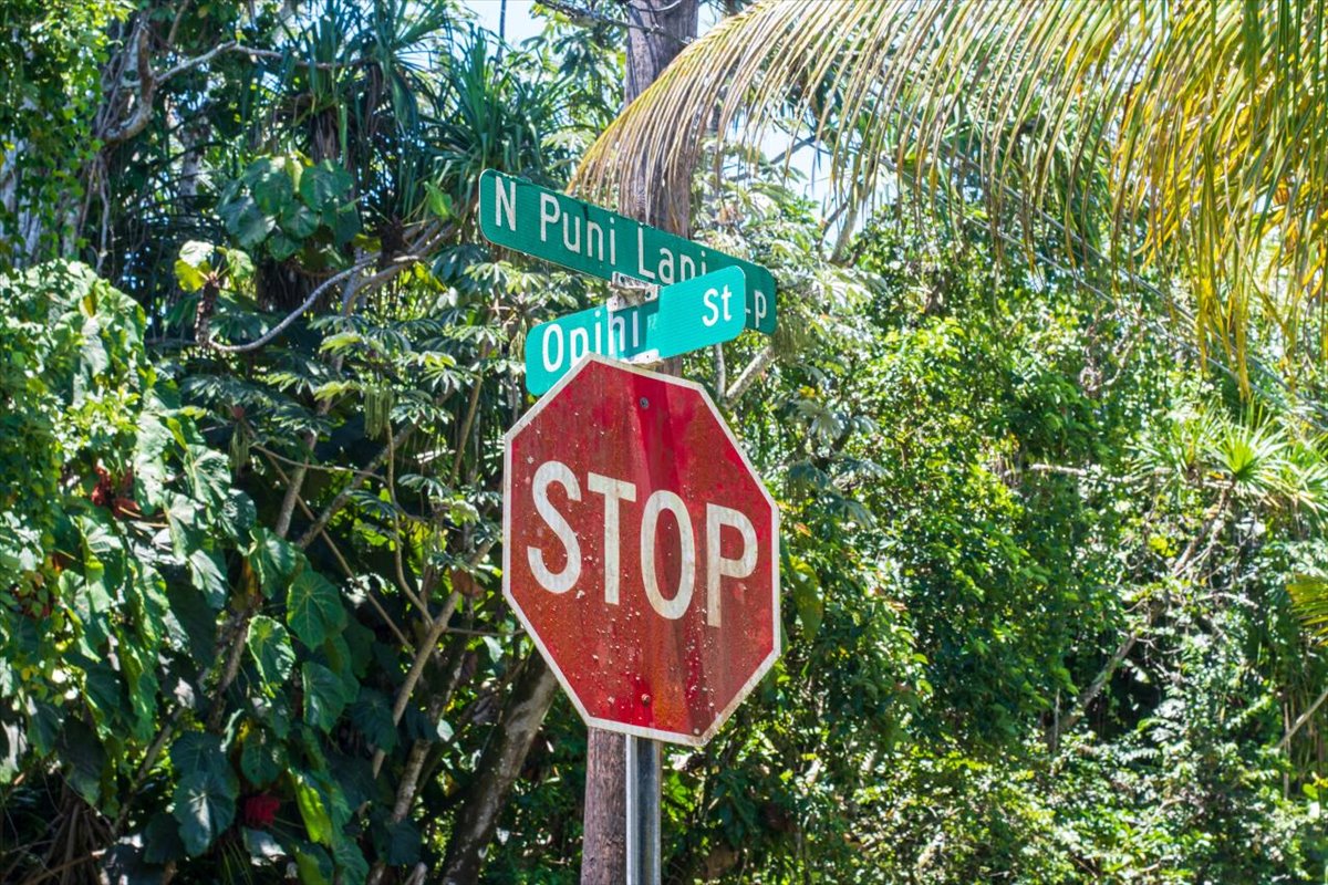 15-2761 Opihi Street Pahoa, HI 96778 - Photo 9 of 27 a sign that is on a pole