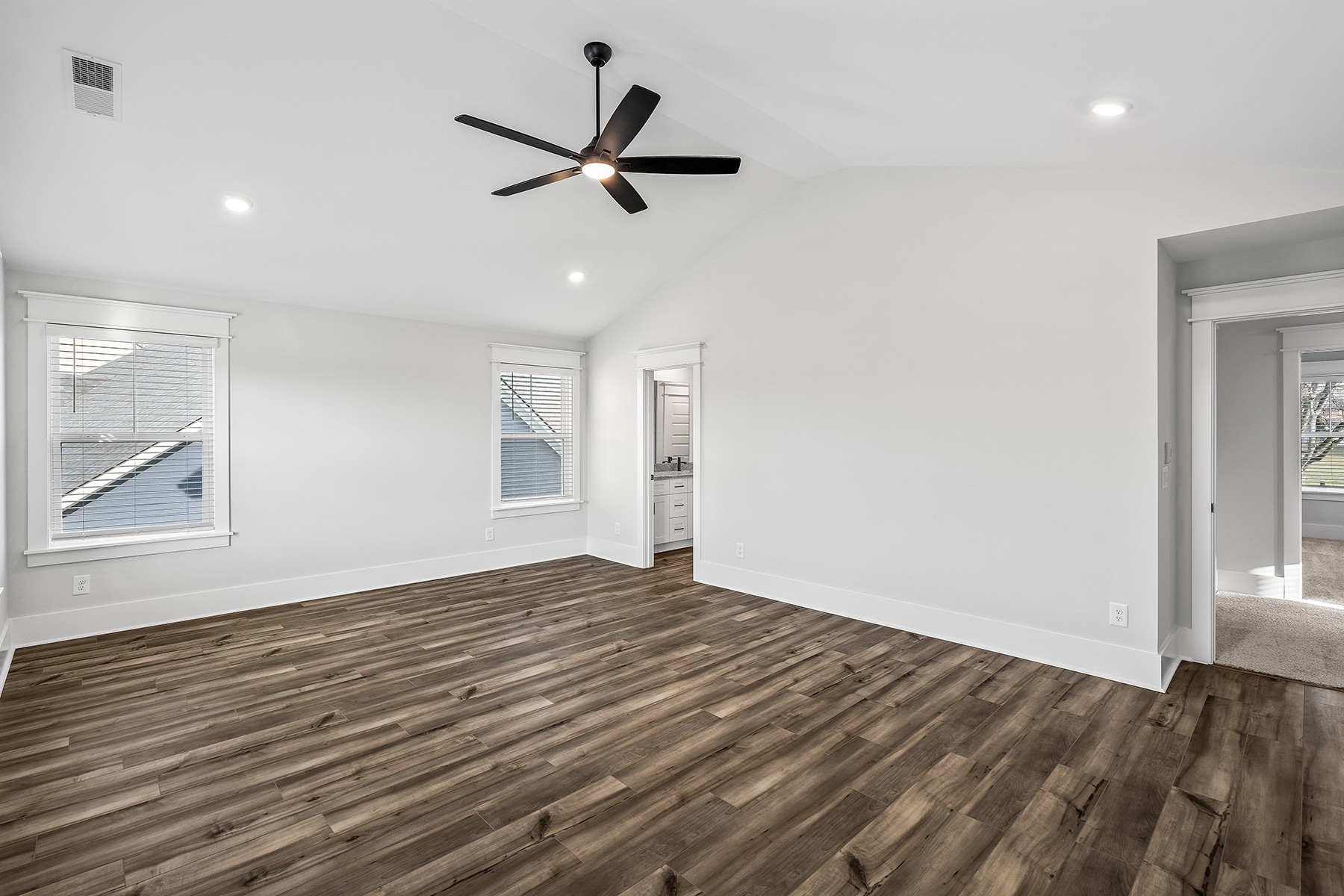 617 Silver Trace White House, TN 37188 - Photo 10 of 19 a view of empty room with wooden floor and fan
