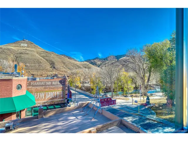 a view of an outdoor space with seating area