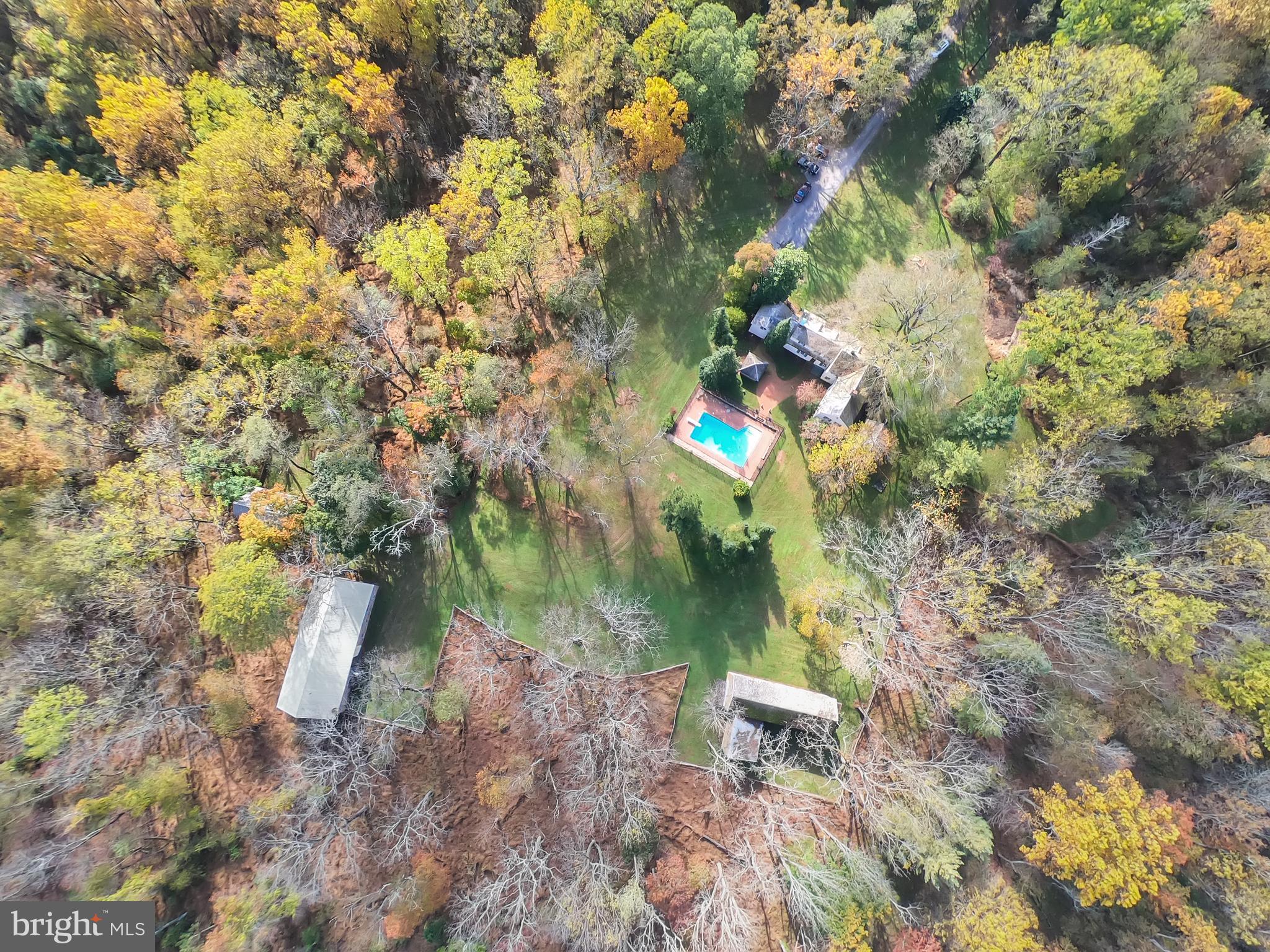 10909 Garrison Forest Road Owings Mills, MD 21117 - Photo 57 of 59 Aerial of total complex of buildings overhead