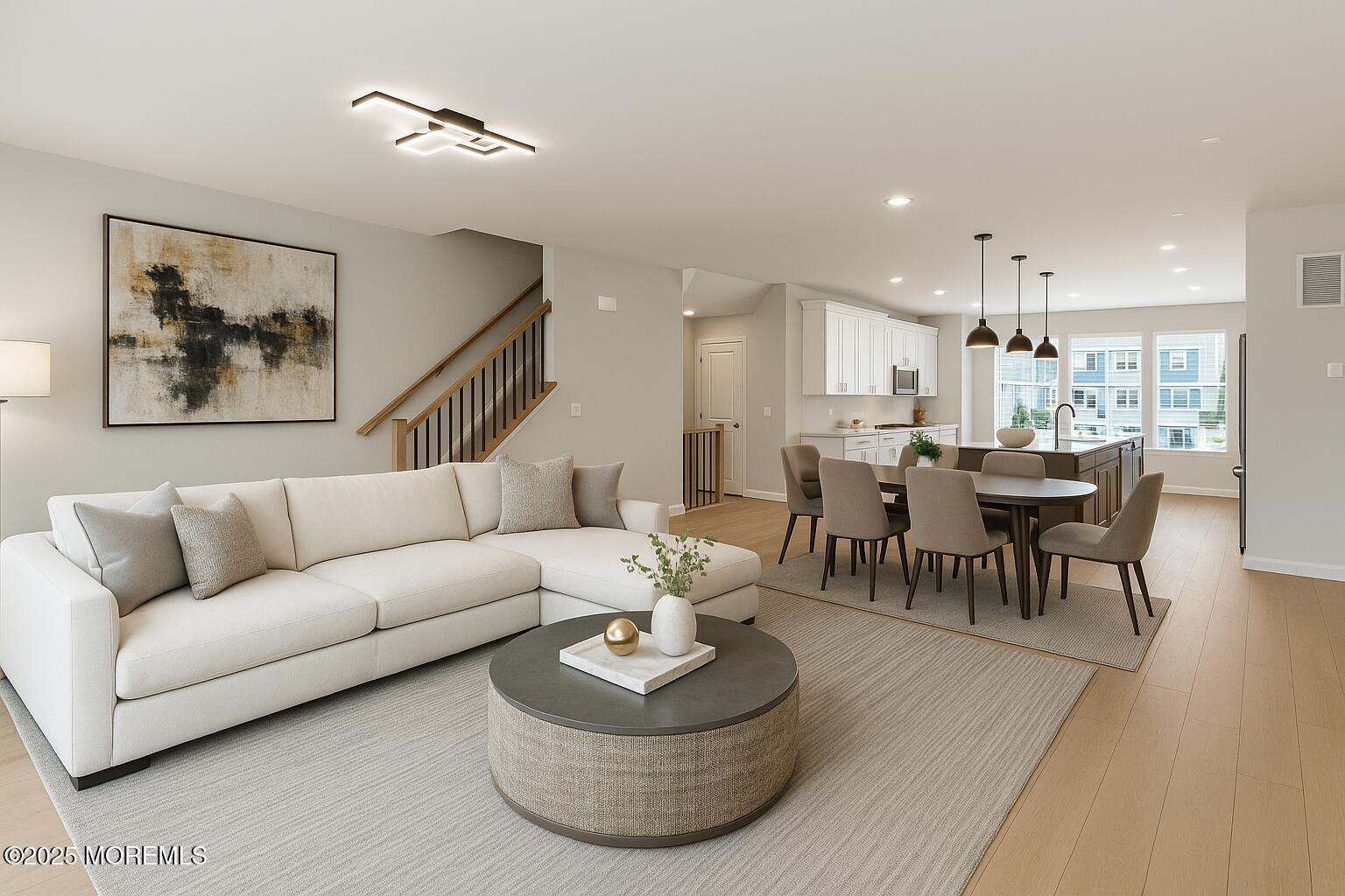 4 Barton Avenue Oceanport, NJ 07757 - Photo 19 of 47 a living room with furniture and a dining table
