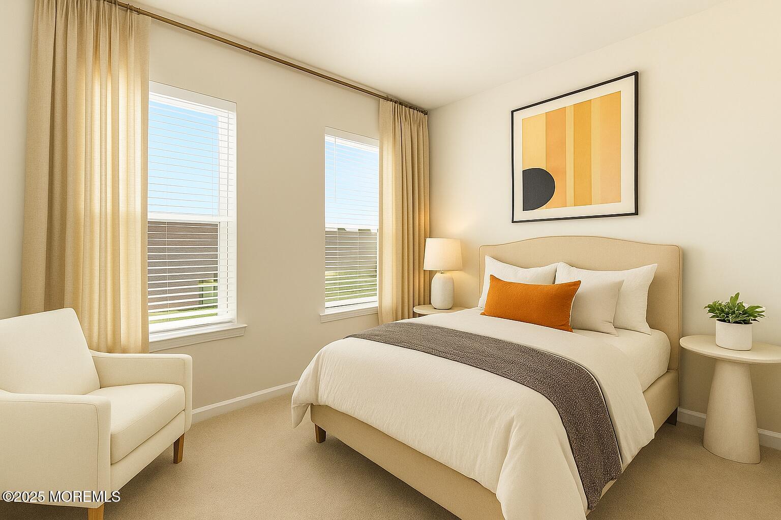 4 Barton Avenue Oceanport, NJ 07757 - Photo 27 of 47 a bedroom with a bed and a couch