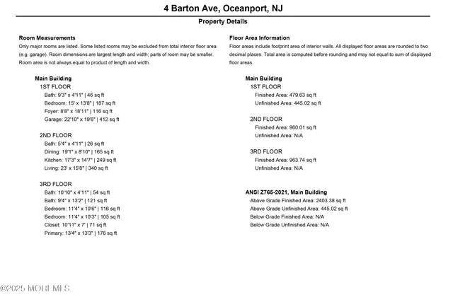 $6,000 | 4 Barton Avenue, Oceanport, NJ 07757