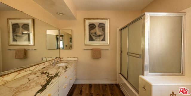 a room with furniture and closet