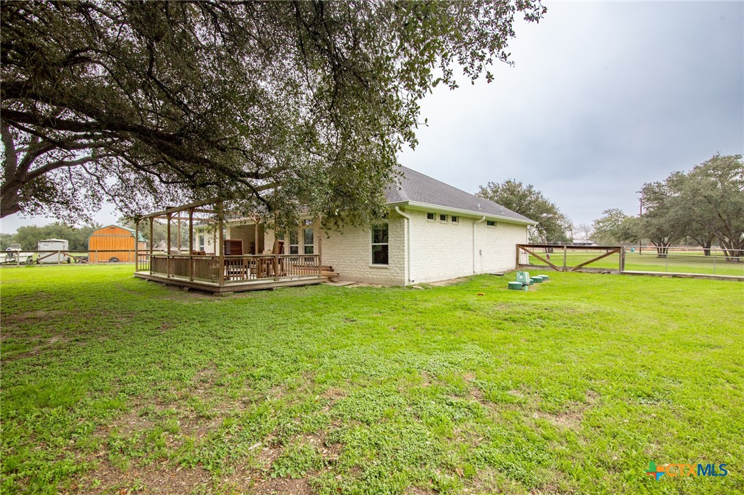 7134 Old Hwy Road Inez, TX 77968 - Photo 31 of 40 a view of a house with a big yard
