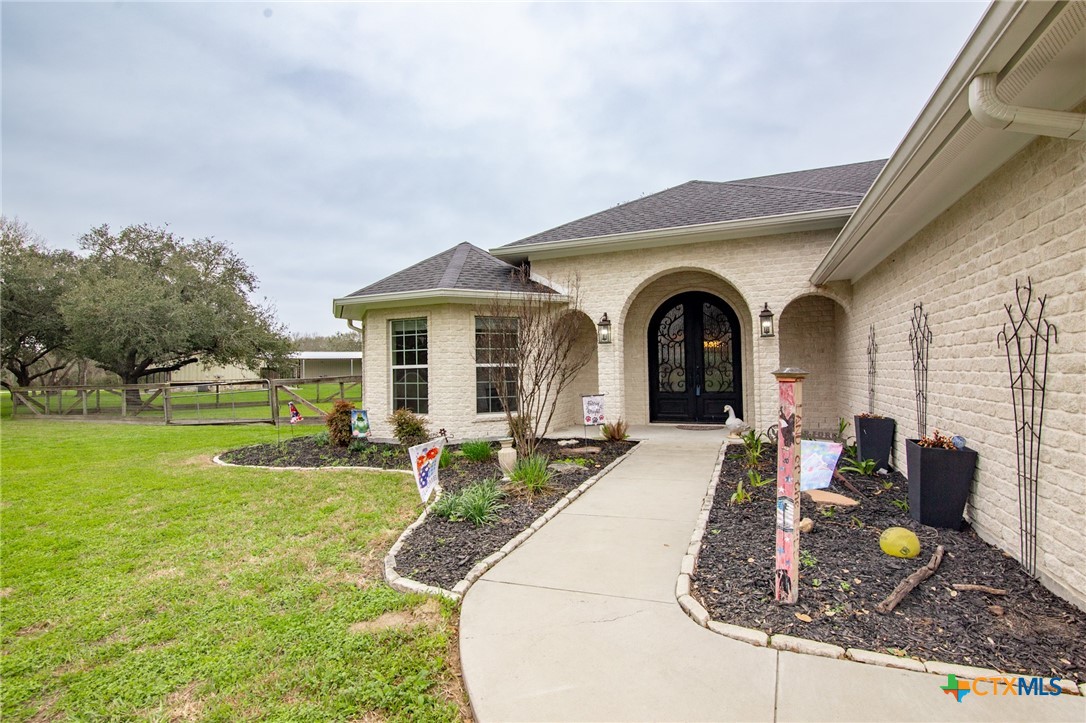 7134 Old Hwy Road Inez, TX 77968 - Photo 6 of 40 a view of a house with garden and porch