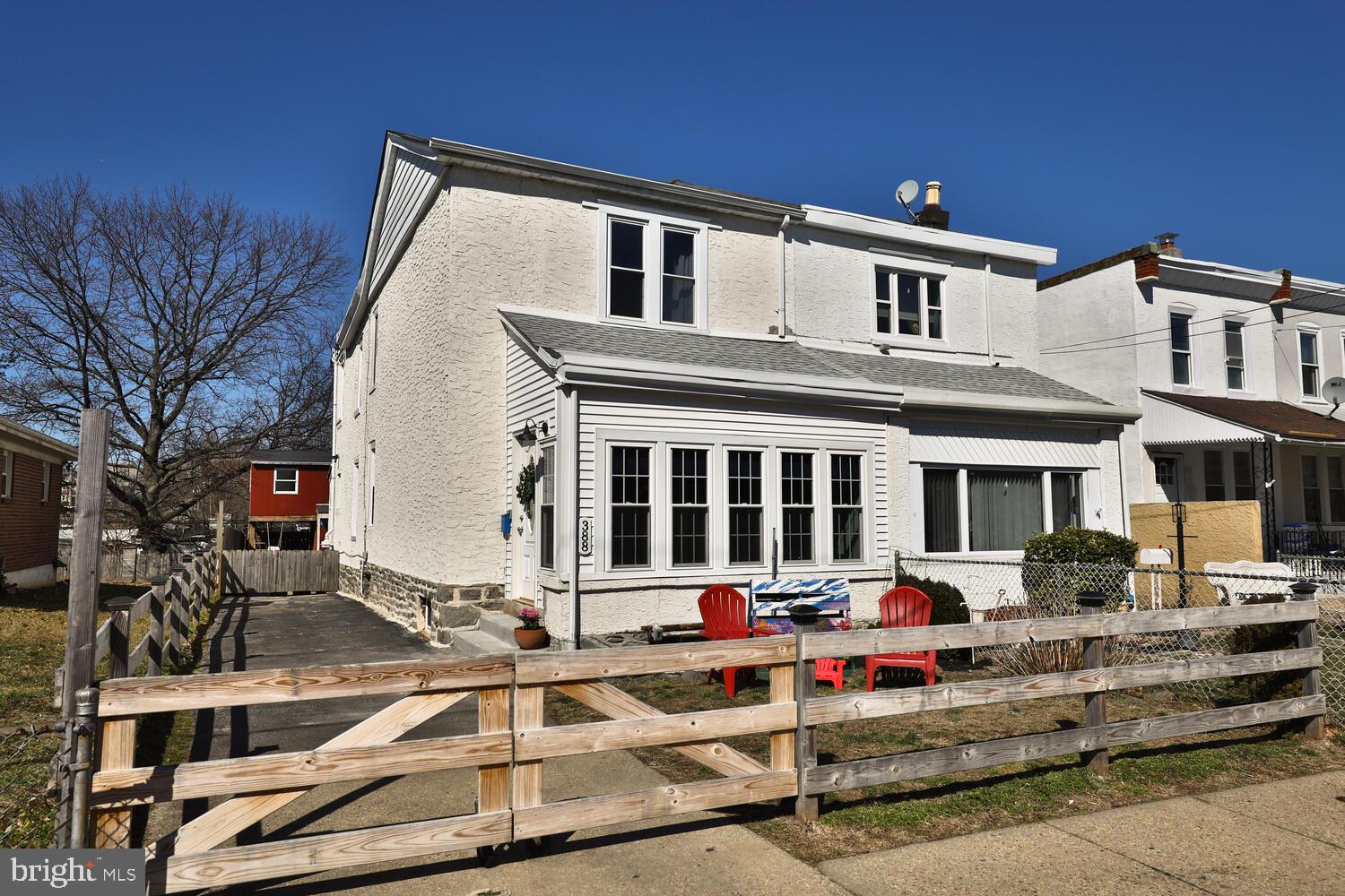 388 Ripka Street Philadelphia, PA 19128 - Photo 37 of 38 a front view of a house with swimming pool and furniture