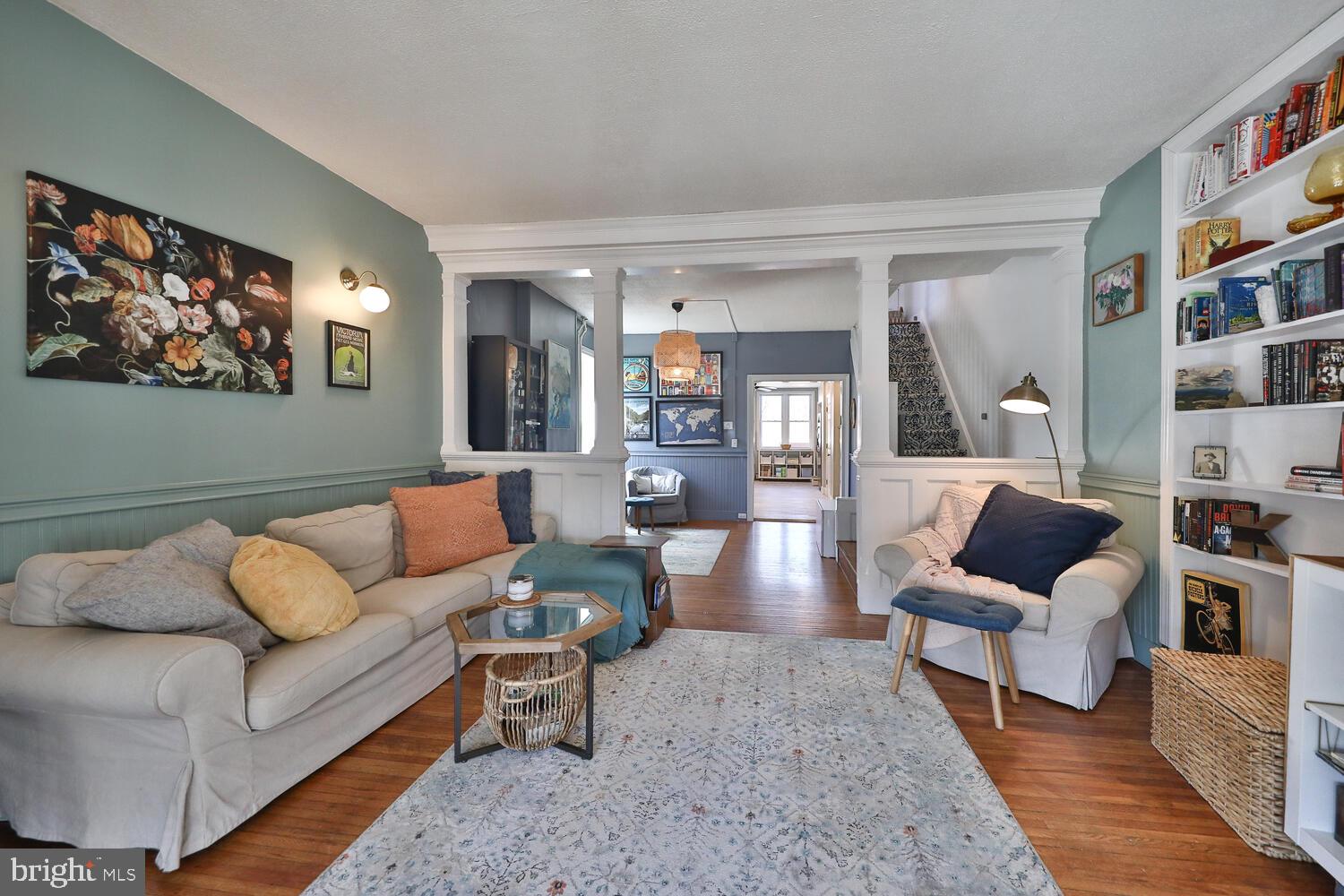 388 Ripka Street Philadelphia, PA 19128 - Photo 4 of 38 a living room with furniture and a rug